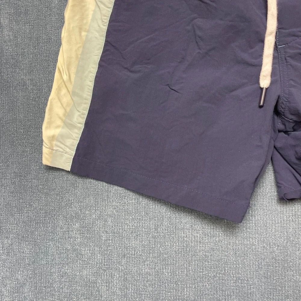 Marine Layer Board Shorts Mens 34 Navy Blue Drawstring Waist Flat Front Summer